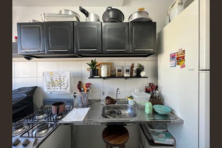Cozinha - Armários de apartamento à venda com 2 quartos, 48m² em Arvoredo Ii, Contagem