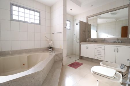 Banheiro da Suíte 2 de casa para alugar com 6 quartos, 461m² em Santa Mônica, Uberlândia