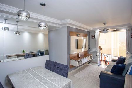 Sala de apartamento para alugar com 3 quartos, 86m² em Jardim Melo, Diadema