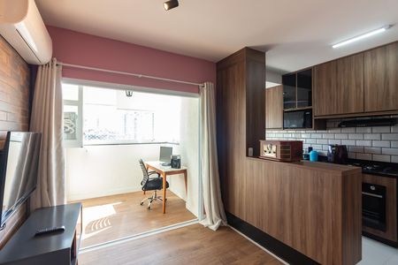 Sala  de apartamento para alugar com 1 quarto, 36m² em Vila Osasco, Osasco