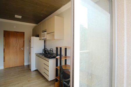 Studio para alugar com 26m², 1 quarto e sem vagaVaranda