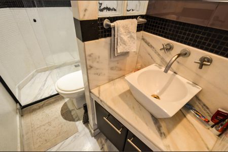 Banheiro Social de apartamento à venda com 2 quartos, 133m² em Nova Suíça, Belo Horizonte