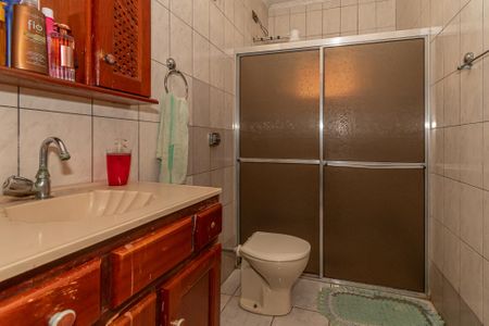 Banheiro da Suíte  de casa à venda com 3 quartos, 111m² em Parque Bandeirantes I (nova Veneza), Sumaré