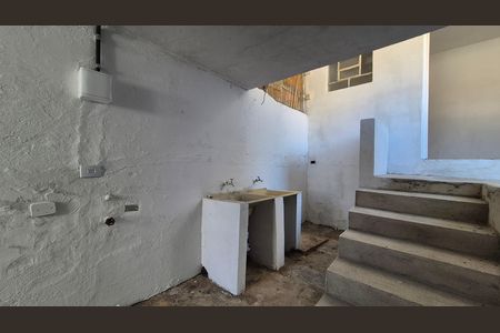 Area de serviço de casa para alugar com 1 quarto, 28m² em Parque Novo Oratório, Santo André