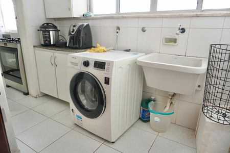 Área de Serviço de apartamento à venda com 3 quartos, 95m² em Santa Tereza, Belo Horizonte