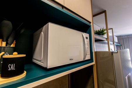 Studio à venda com 35m², 1 quarto e sem vaga Studio à venda com 35m², 1 quarto e sem vagaDetalhe da cozinha