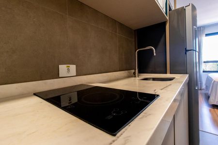 Studio à venda com 35m², 1 quarto e sem vaga Studio à venda com 35m², 1 quarto e sem vagaDetalhe da cozinha