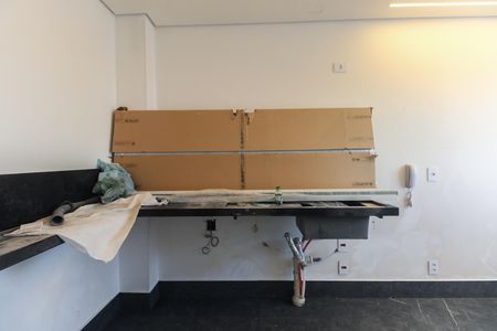 Studio à venda com 27m², 1 quarto e sem vagaCozinha 