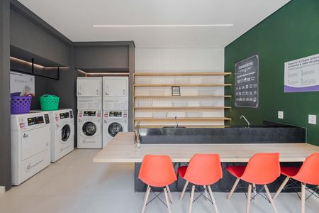Studio para alugar com 28m², 1 quarto e sem vagaLavanderia