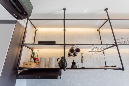 Studio para alugar com 28m², 1 quarto e sem vagaCozinha