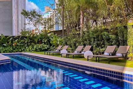 Studio à venda com 35m², 1 quarto e sem vaga