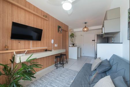 Sala  de apartamento para alugar com 1 quarto, 30m² em Jardim Caravelas, São Paulo