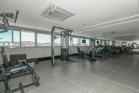Área comum - Academia de apartamento para alugar com 1 quarto, 40m² em Bela Vista, Porto Alegre