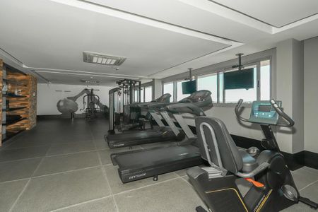 Apartamento para alugar com 40m², 1 quarto e 1 vaga Apartamento para alugar com 40m², 1 quarto e 1 vagaÁrea comum - Academia