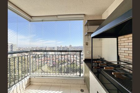 Varanda da Sala de apartamento para alugar com 2 quartos, 80m² em Moinho Velho, São Paulo