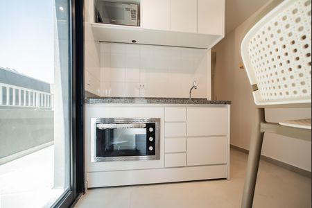 Cozinha de kitnet/studio para alugar com 1 quarto, 38m² em Vila Clementino, São Paulo