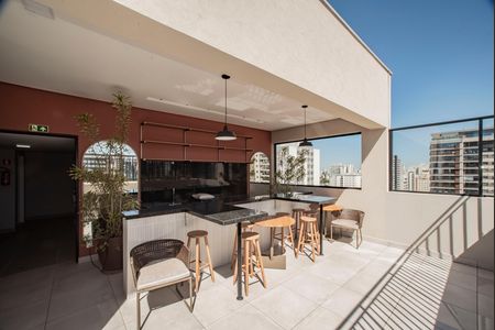 Área comum - Churrasqueira de kitnet/studio para alugar com 1 quarto, 38m² em Vila Clementino, São Paulo
