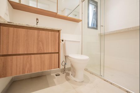 Banheiro de kitnet/studio para alugar com 1 quarto, 38m² em Vila Clementino, São Paulo