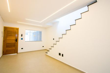 Sala de casa à venda com 3 quartos, 104m² em Vila Eldizia, Santo André