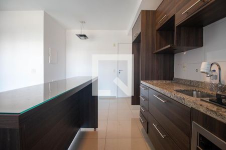 Cozinha de apartamento para alugar com 1 quarto, 39m² em Santo Amaro, São Paulo