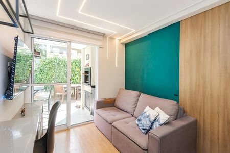 Sala de apartamento à venda com 2 quartos, 80m² em Mossunguê, Curitiba