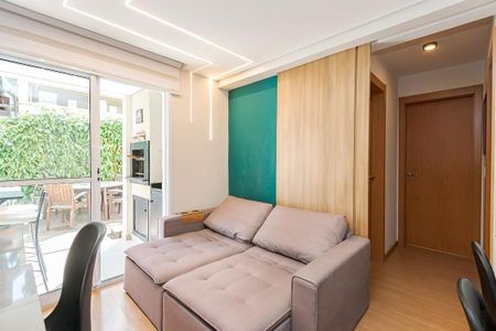 Sala de apartamento à venda com 2 quartos, 80m² em Mossunguê, Curitiba