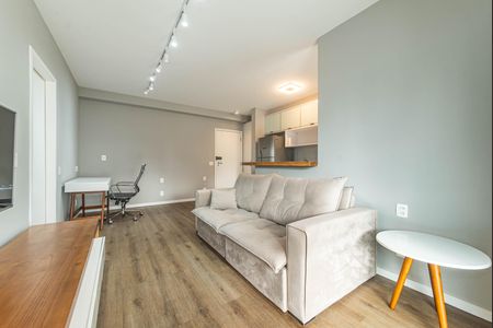 Sala de apartamento para alugar com 1 quarto, 51m² em Chácara Santo Antônio (zona Sul), São Paulo