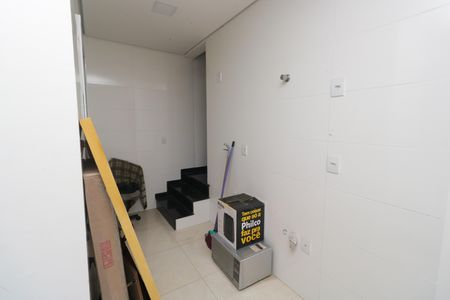 Cozinha de apartamento à venda com 2 quartos, 102m² em Vila Linda, Santo André