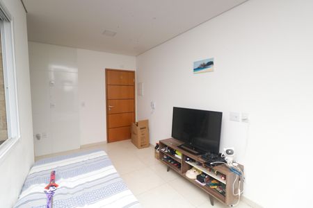 Sala de apartamento à venda com 2 quartos, 102m² em Vila Linda, Santo André