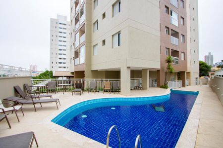 Área comum - Piscina de apartamento para alugar com 3 quartos, 164m² em Vila Guiomar, Santo André