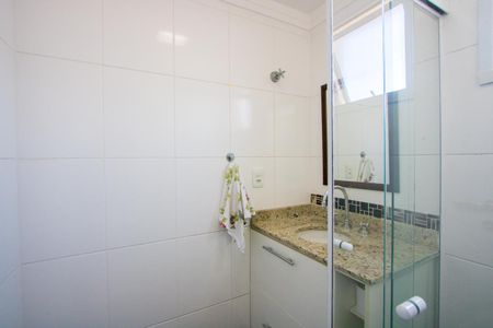 Banheiro social de apartamento para alugar com 3 quartos, 164m² em Vila Guiomar, Santo André