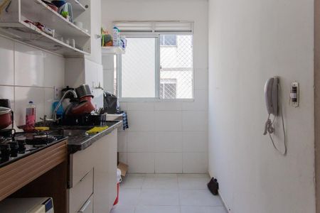 Cozinha de apartamento para alugar com 2 quartos, 48m² em Parque Sao Vicente, Mauá