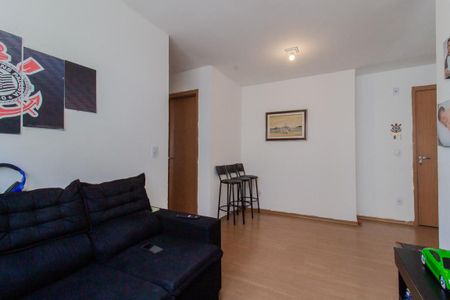 Sala/Sala de jantar de apartamento para alugar com 2 quartos, 48m² em Parque Sao Vicente, Mauá