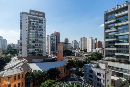 Apartamento para alugar com 35m², 1 quarto e 1 vaga Apartamento para alugar com 35m², 1 quarto e 1 vagaVista da Varanda da Sala