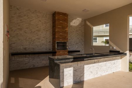 Área comum - Churrasqueira de apartamento à venda com 2 quartos, 57m² em Jardim Carvalho, Porto Alegre