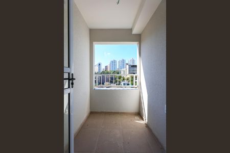 Varanda da Sala de kitnet/studio à venda com 2 quartos, 29m² em Vila Andrade, São Paulo