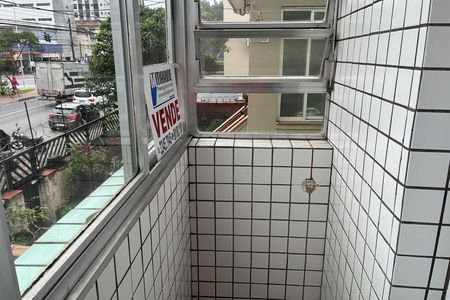 Varanda do Quarto 2 de apartamento para alugar com 3 quartos, 96m² em Macuco, Santos