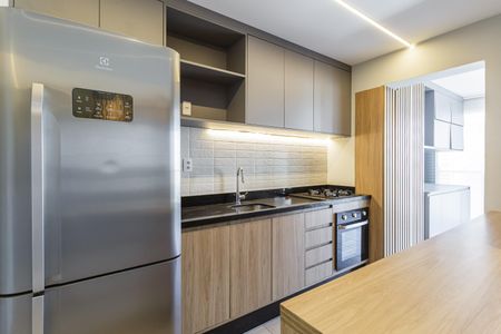 Cozinha de apartamento para alugar com 2 quartos, 65m² em Indianópolis, São Paulo