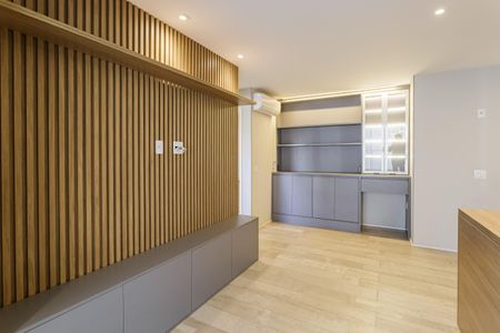 Sala de apartamento para alugar com 2 quartos, 65m² em Indianópolis, São Paulo