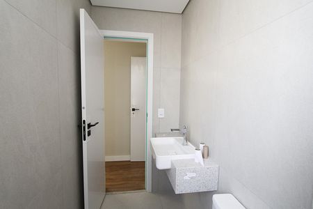 Banheiro da Suíte de apartamento à venda com 3 quartos, 109m² em Santa Lúcia, Belo Horizonte