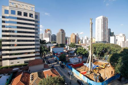 Vista da Varanda de kitnet/studio à venda com 1 quarto, 27m² em Pinheiros, São Paulo