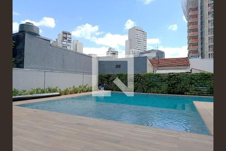 Área Comum - Piscina de kitnet/studio à venda com 1 quarto, 27m² em Pinheiros, São Paulo