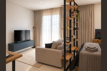 Sala de apartamento para alugar com 1 quarto, 60m² em Jardim Guaruja, Sorocaba