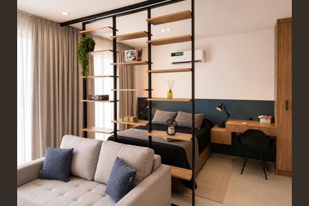 Sala de apartamento para alugar com 1 quarto, 60m² em Jardim Guaruja, Sorocaba