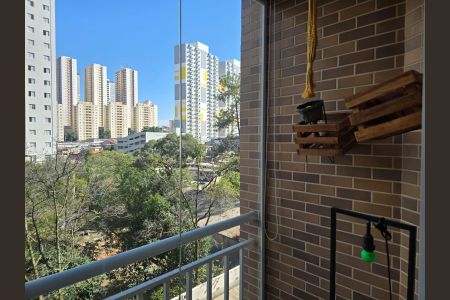 Varanda da Sala de apartamento à venda com 2 quartos, 58m² em Jardim Flor da Montanha, Guarulhos