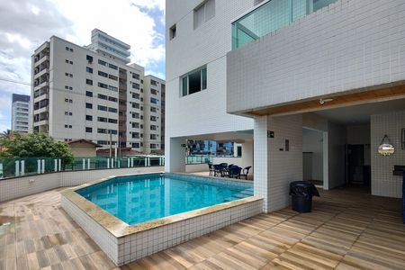 Área comum - Piscina de apartamento para alugar com 2 quartos, 86m² em Guilhermina, Praia Grande