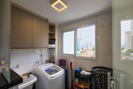 Área de Serviço de apartamento para alugar com 2 quartos, 86m² em Guilhermina, Praia Grande