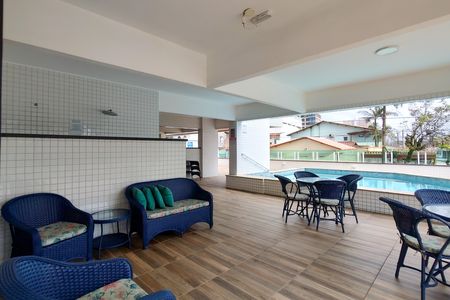 Área comum - Piscina de apartamento para alugar com 2 quartos, 86m² em Guilhermina, Praia Grande