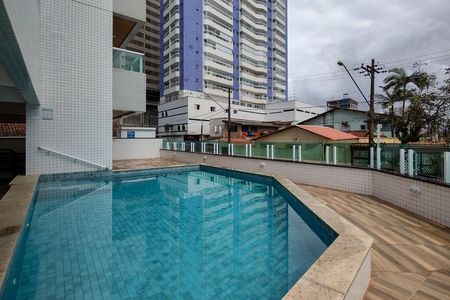 Área comum - Piscina de apartamento para alugar com 2 quartos, 86m² em Guilhermina, Praia Grande