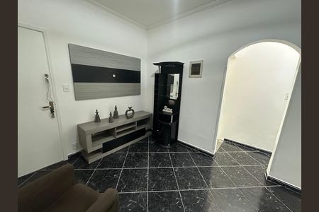Sala de apartamento para alugar com 2 quartos, 72m² em Centro, São Vicente